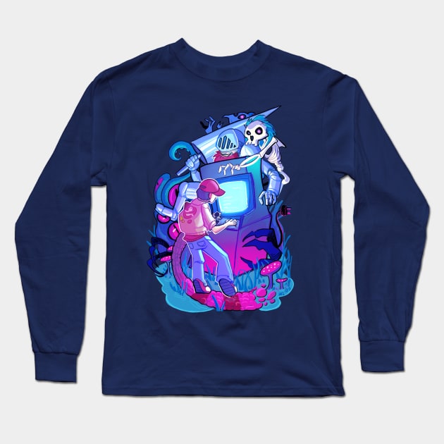 The Arcade Long Sleeve T-Shirt by AshenShop